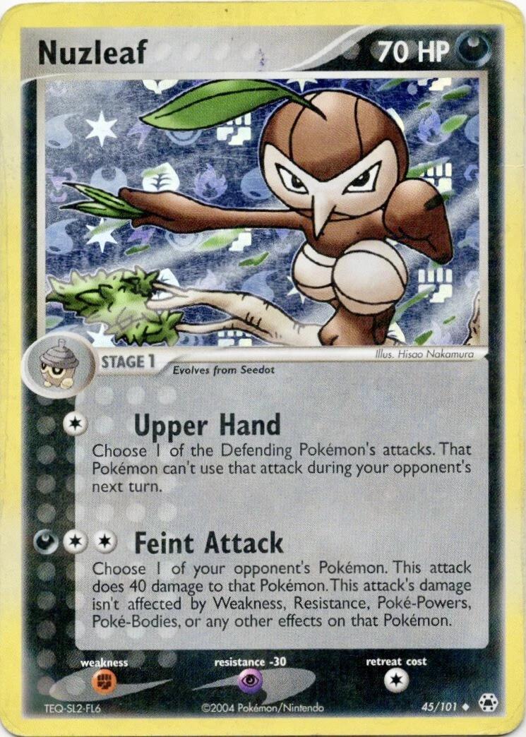 Nuzleaf 45/101 - EX Hidden Legends