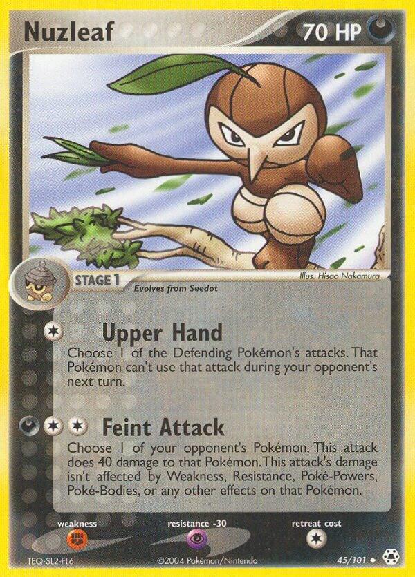 Nuzleaf 45/101 - EX Hidden Legends