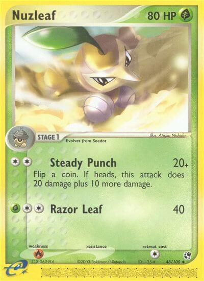 Nuzleaf 48/100 - EX Sandstorm