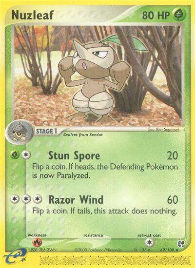 Nuzleaf 49/100 - EX Sandstorm