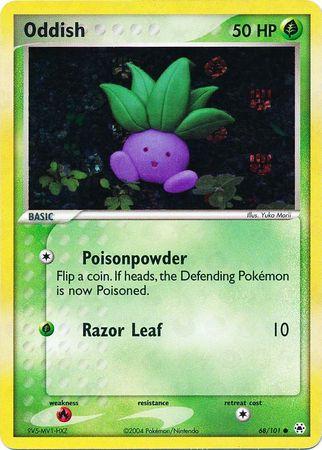 Oddish 68/101 - EX Hidden Legends