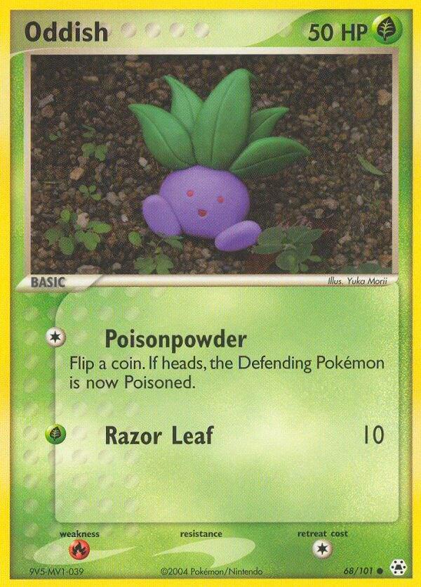 Oddish 68/101 - EX Hidden Legends