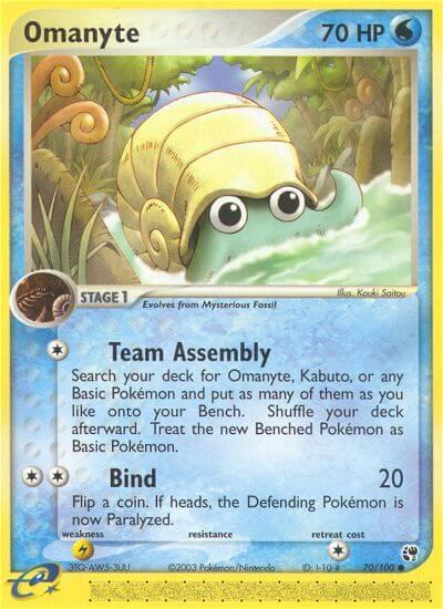 Omanyte 70/100 - EX Sandstorm