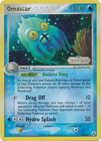 Omastar 23/92 - EX Legend Maker
