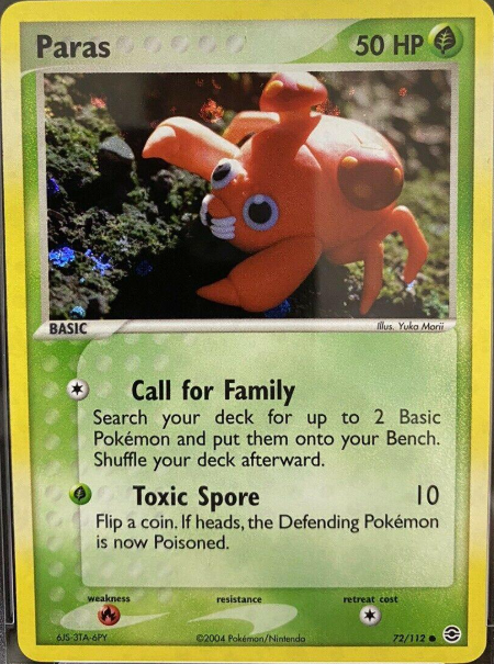 Paras 72/112 - EX Fire Red & Leaf Green