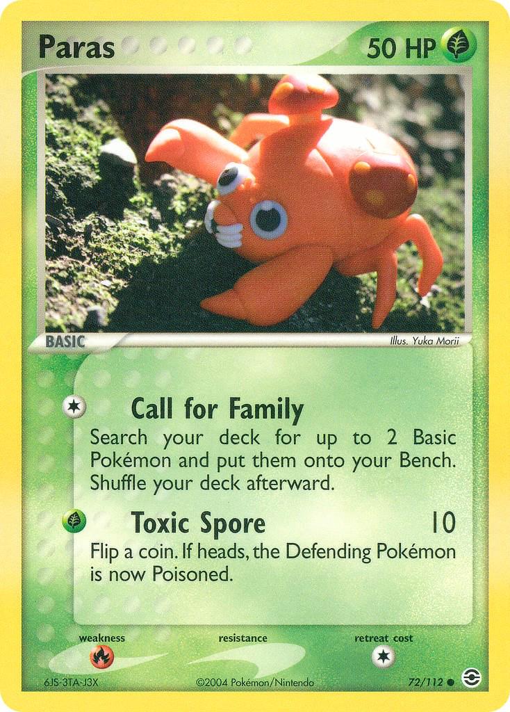 Paras 72/112 - EX Fire Red & Leaf Green