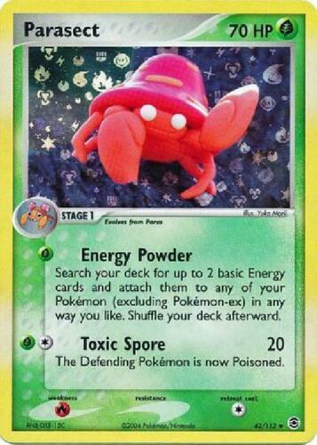 Parasect 43/112 - EX Fire Red & Leaf Green