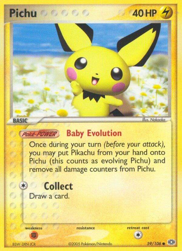 Pichu 59/106 - EX Emerald