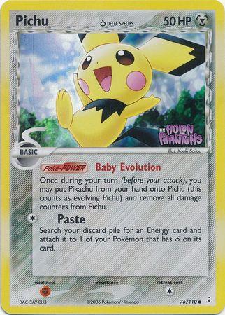 Pichu 76/110 - EX Holon Phantoms