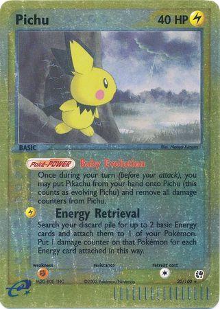 Pichu 20/100 - EX Sandstorm
