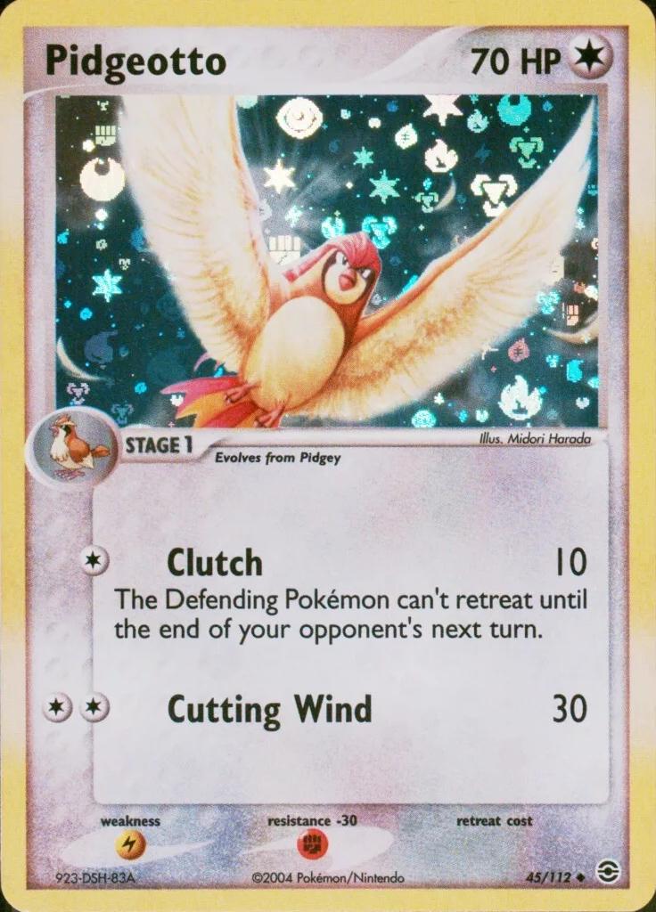 Pidgeotto 45/112 - EX Fire Red & Leaf Green