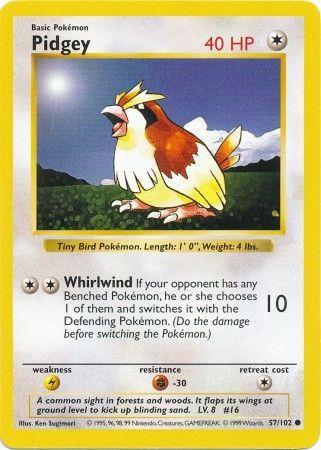Pidgey 57/102 - Base Set