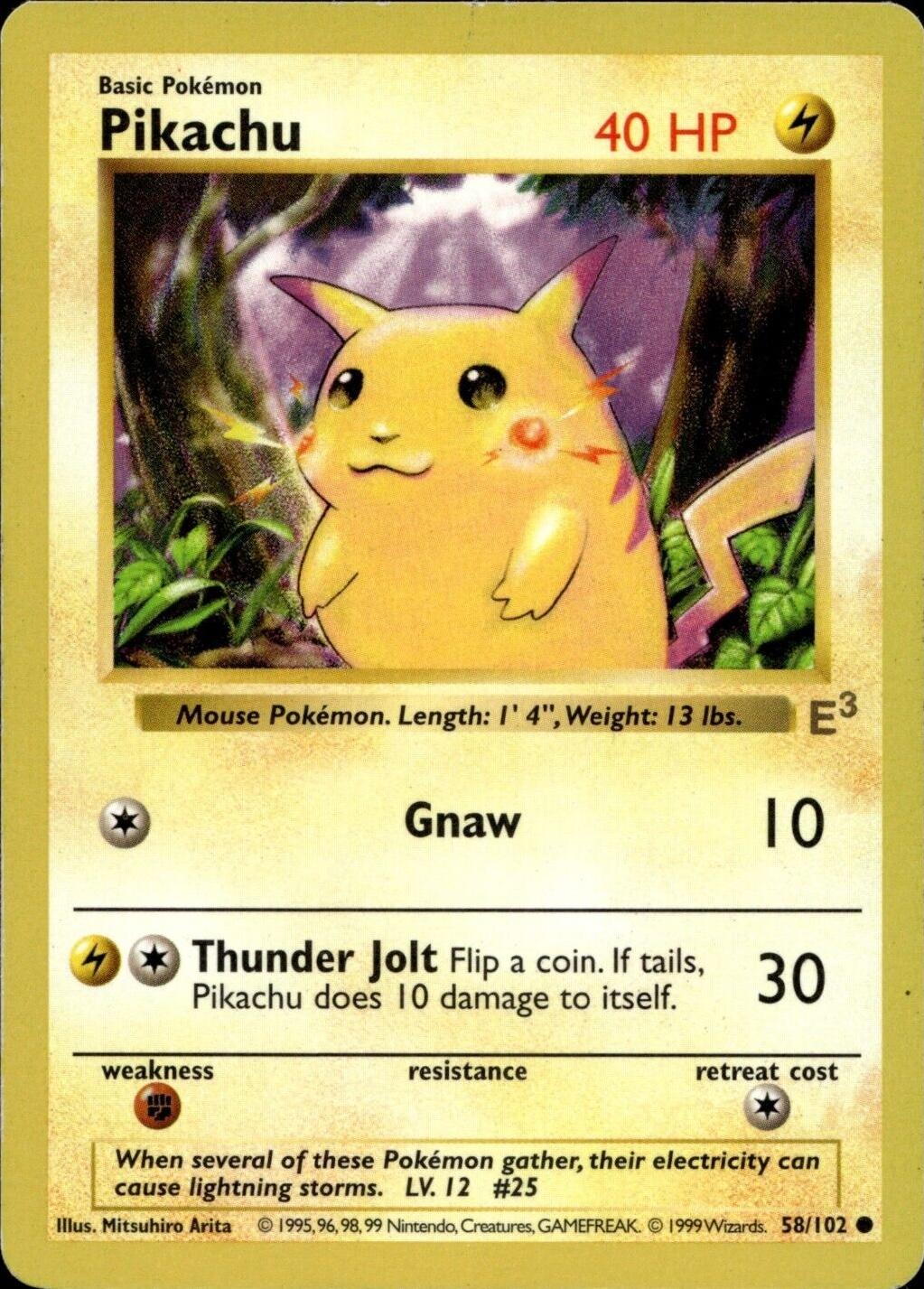 Pikachu 58/102 - Base Set