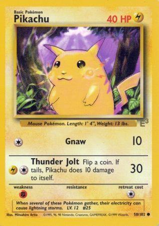 Pikachu 58/102 - Base Set
