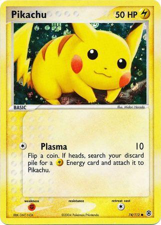Pikachu 74/112 - EX Fire Red & Leaf Green