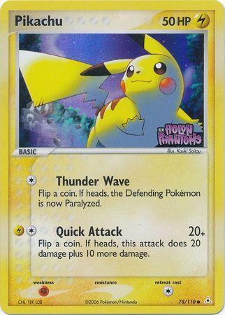 Pikachu 78/110 - EX Holon Phantoms