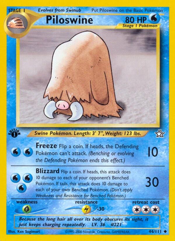 Piloswine 44/111 - Neo Genesis