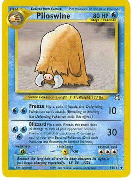 Piloswine 44/111 - Neo Genesis