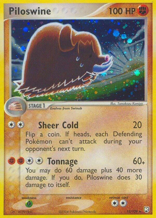 Piloswine 13/109 - EX Team Rocket Returns