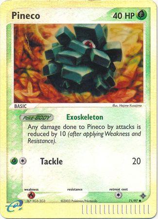 Pineco 71/97 - EX Dragon