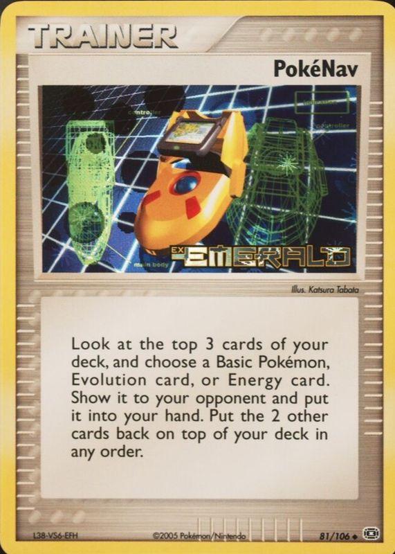PokeNav 81/106 - EX Emerald