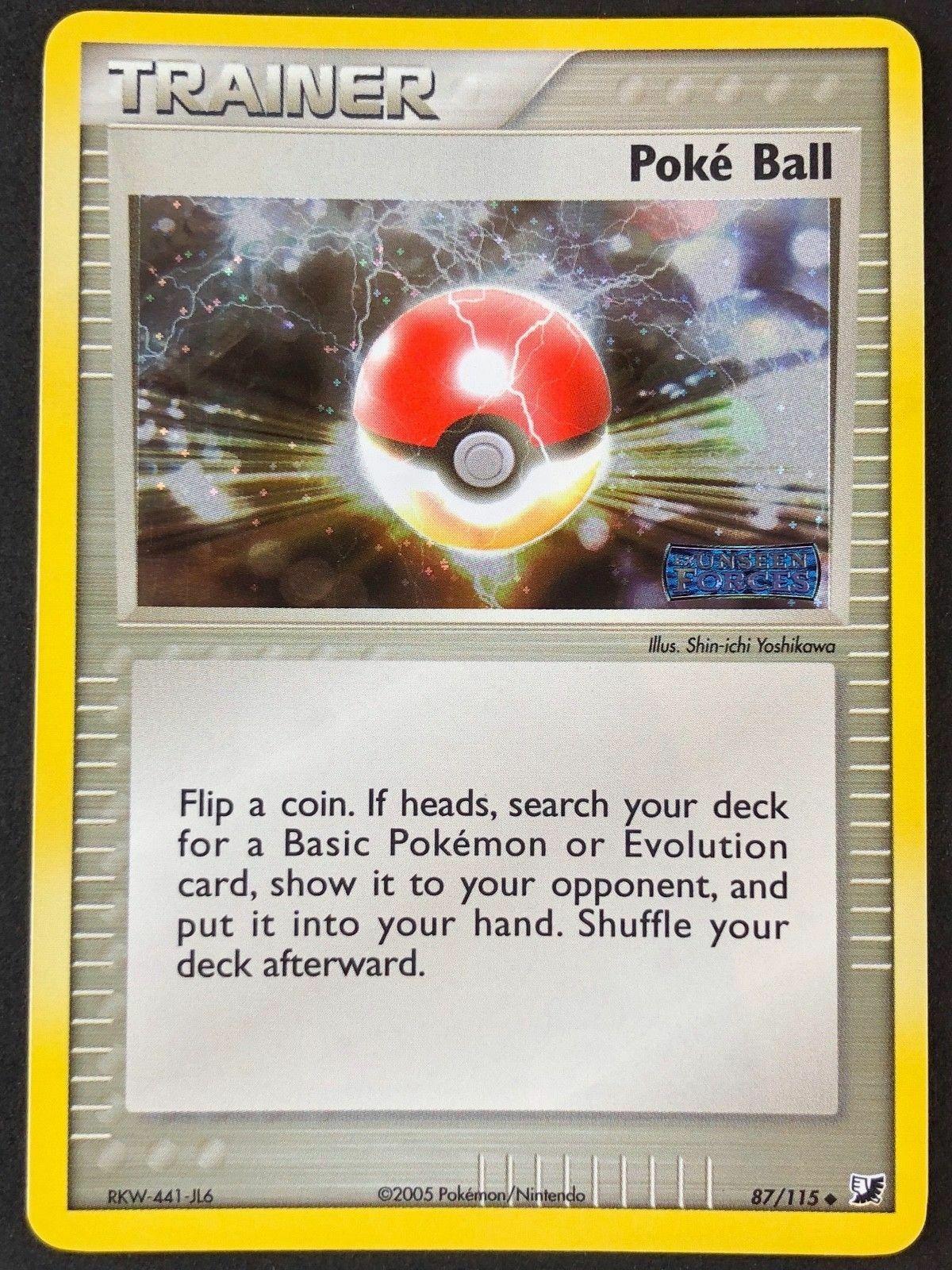 Poke Ball 87/115 - EX Unseen Forces