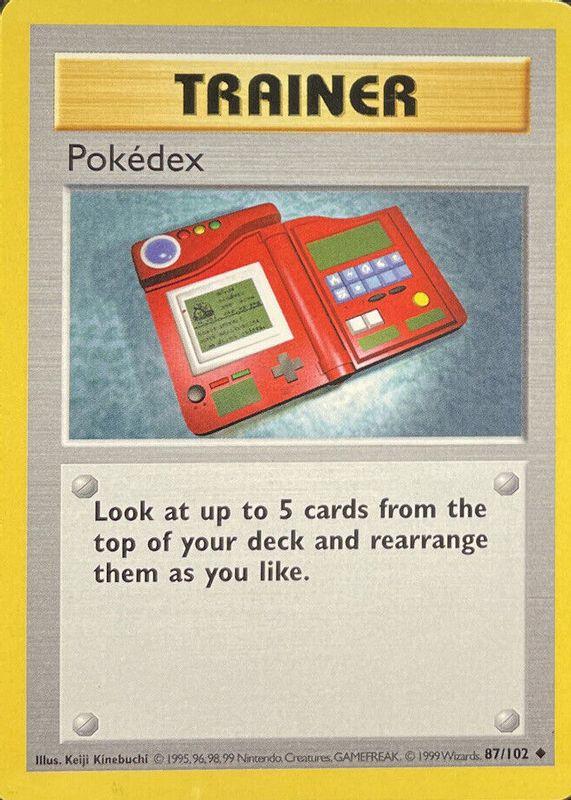 Pokedex 87/102 - Base Set