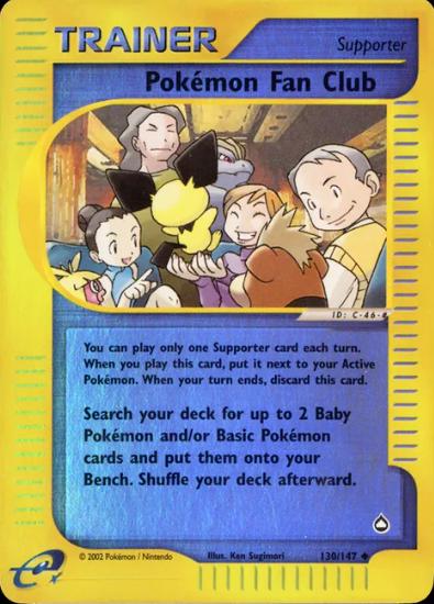 Pokemon Fan Club 130/147 - Aquapolis