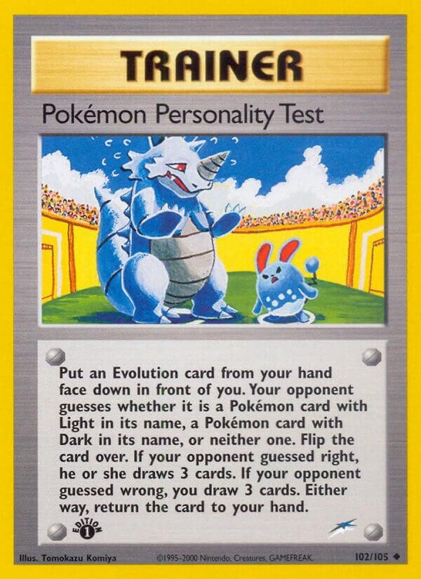 Pokemon Personality Test 102/105 - Neo Destiny