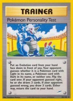 Pokemon Personality Test 102/105 - Neo Destiny