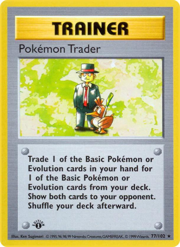 Pokemon Trader 77/102 - Base Set