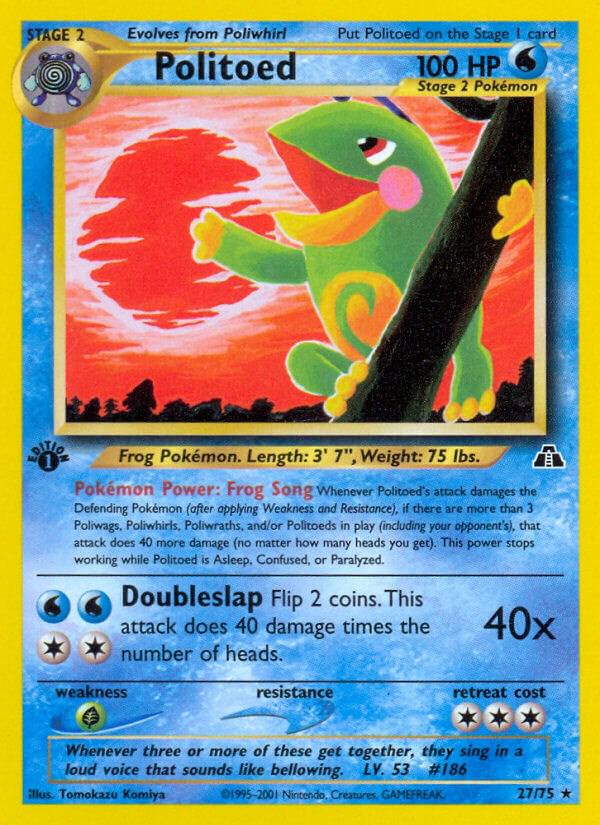 Politoed 27/75 - Neo Discovery