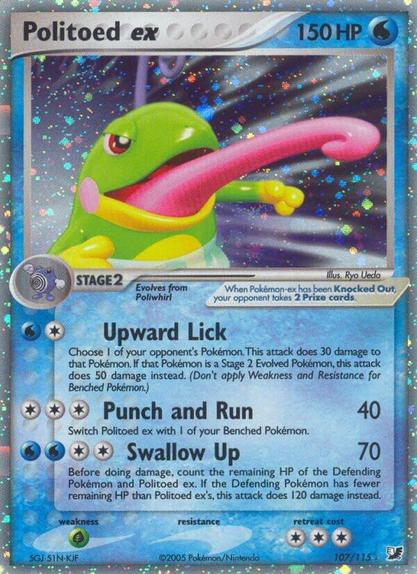 Politoed EX 107/115 - EX Unseen Forces
