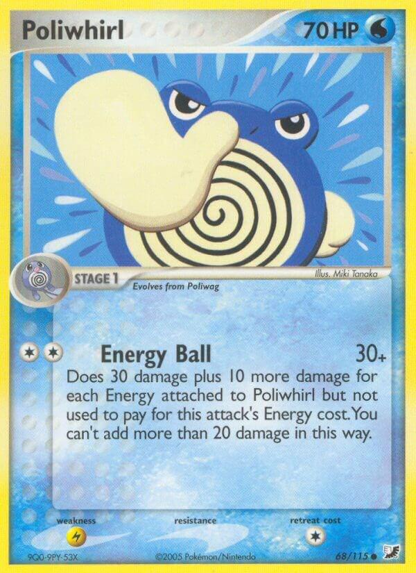 Poliwhirl 68/115 - EX Unseen Forces