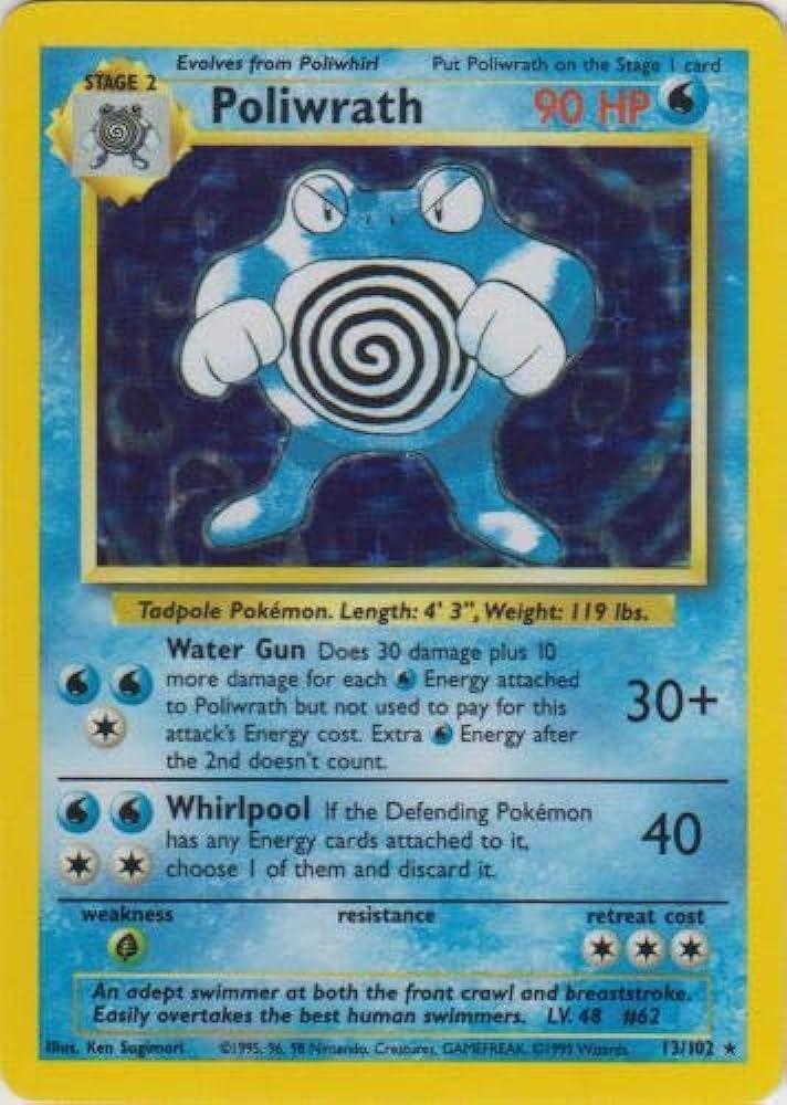 Poliwrath 13/102 - Base Set