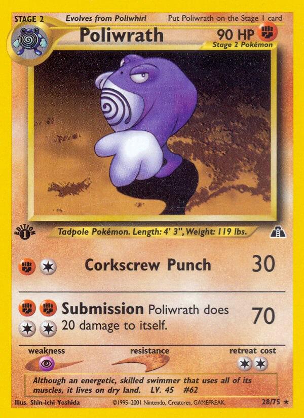 Poliwrath 28/75 - Neo Discovery