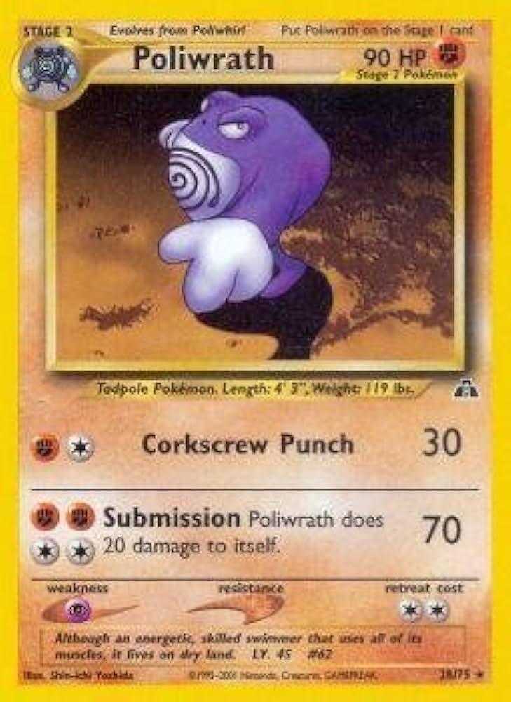 Poliwrath 28/75 - Neo Discovery