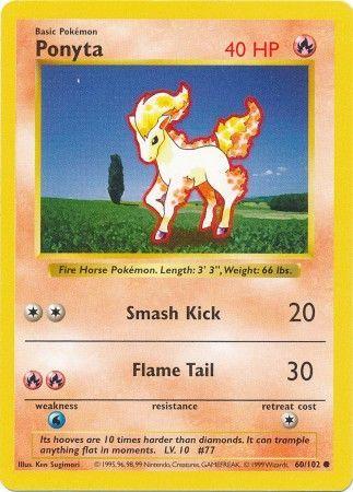 Ponyta 60/102 - Base Set