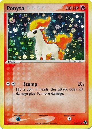 Ponyta 76/112 - EX Fire Red & Leaf Green