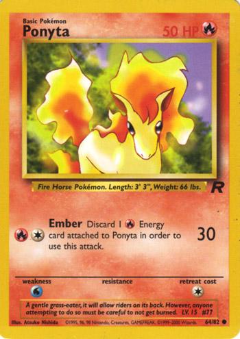 Ponyta 64/82 - Team Rocket