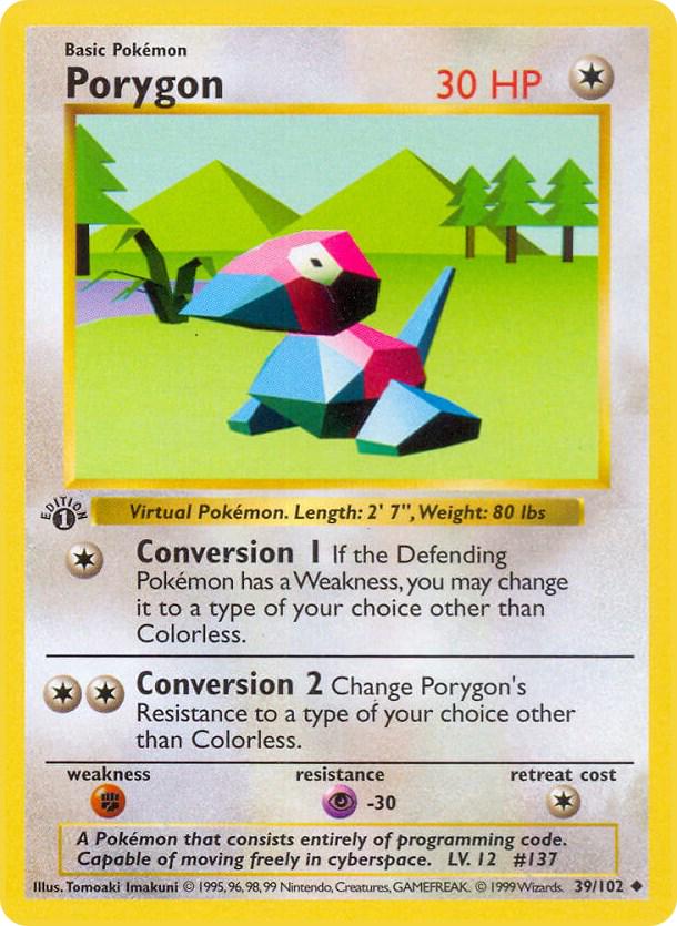 Porygon 39/102 - Base Set