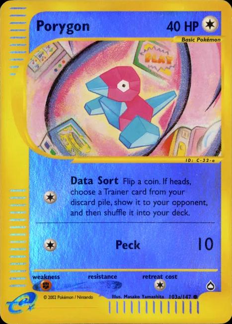 Porygon 103a/110 - Aquapolis