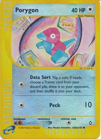 Porygon 103b/147 - Aquapolis