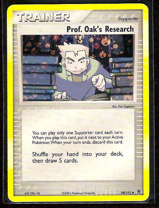 Prof. Oak's Research 98/112 - EX Fire Red & Leaf Green