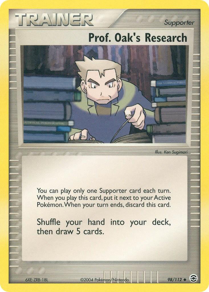 Prof. Oak's Research 98/112 - EX Fire Red & Leaf Green
