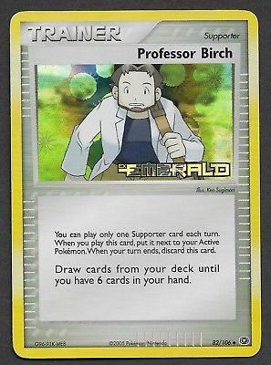 Professor Birch 82/106 - EX Emerald