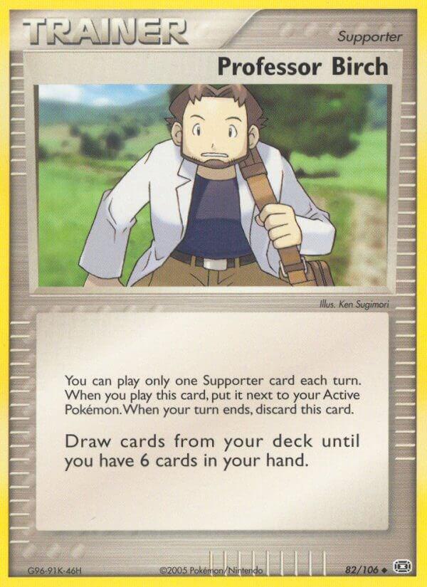 Professor Birch 82/106 - EX Emerald