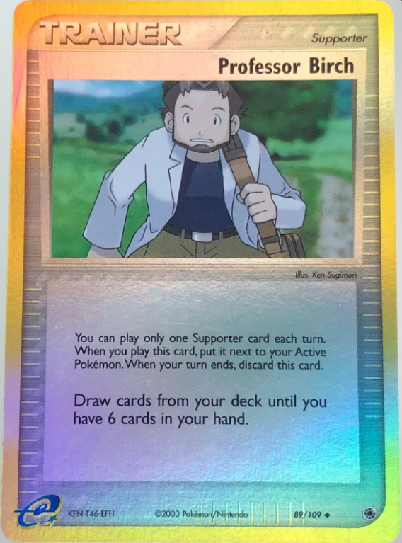 Professor Birch 89/109 - EX Ruby & Sapphire