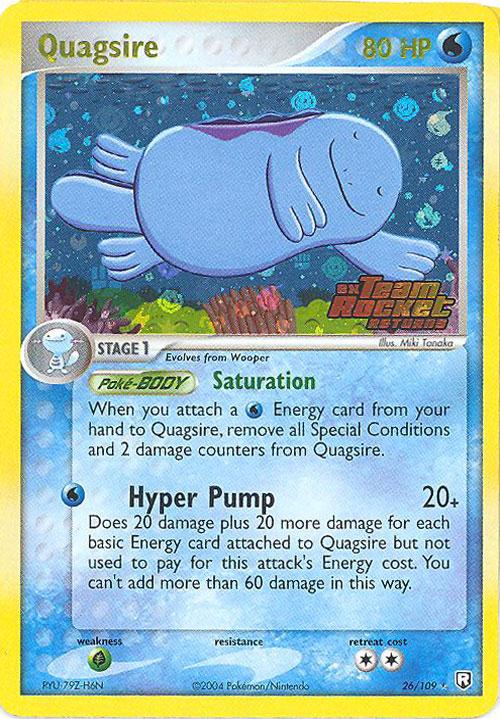 Quagsire 26/109 - EX Team Rocket Returns