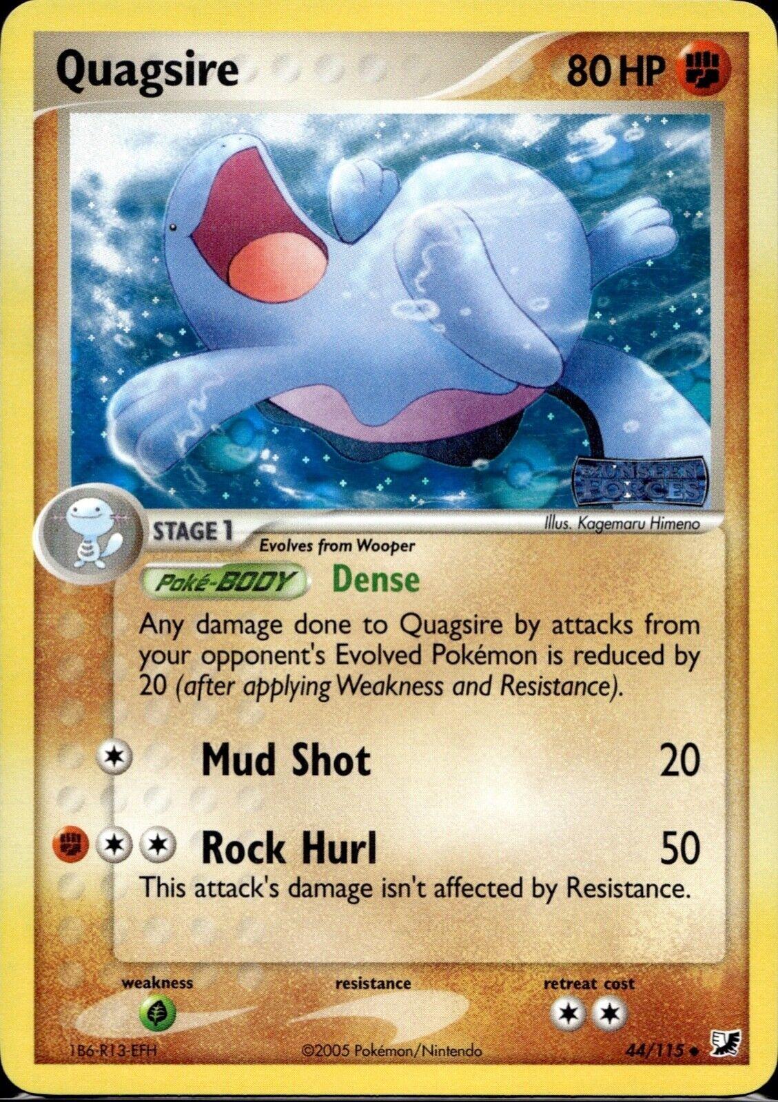 Quagsire 44/115 - EX Unseen Forces